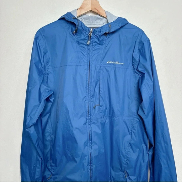 Eddie Bauer Mens Size Medium RipPac Pro Waterproof Rain Jacket - Picture 3 of 13